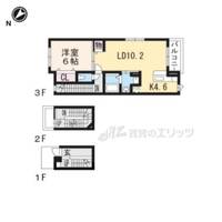 アマルフィ伏見桃山の間取り