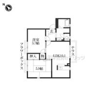 ロイヤルグレイス102の間取り
