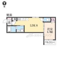 Kvell Garden 香里の間取り