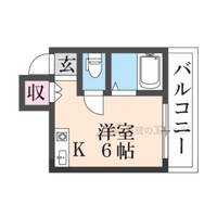 メビウス香里レジデンスの間取り
