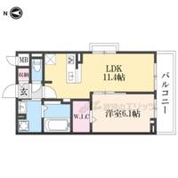 ディアコート唐崎の間取り