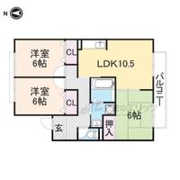 ルミエール B棟の間取り