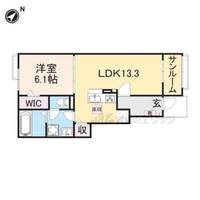 ハーモニー福知山C棟の間取り