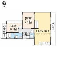 醍醐西市営住宅8棟203の間取り