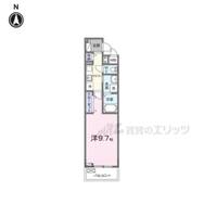 リエゾン学園前105の間取り