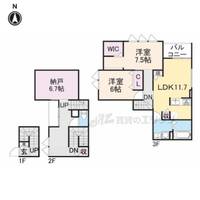 シルクメゾン岡崎201の間取り