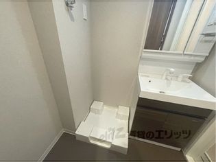 CRESTTAPP京都西京極DEXの洗濯機置場