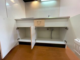 ながみねヒルズのキッチン下収納です