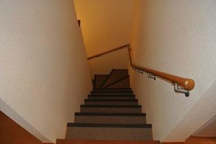 レオパレスKATSURAGIの階段