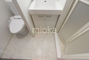 クレアートクラウン天王寺のコンパクトで使いやすい洗面所