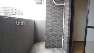 ミカーサ安島のベランダ