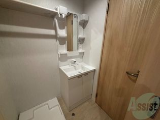 Azul富沢の洗面所は独立しており、シャワー付きです。