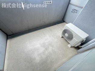 グラマシー京橋の陽当たり良好なバルコニーです