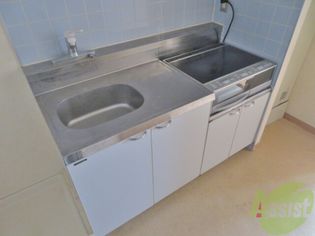 旭サークルコンフォートのIHコンロなのでキッチンのお掃除が捗りますね。