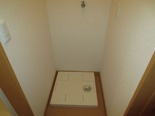 ゆあさコーポの室内洗濯機置場