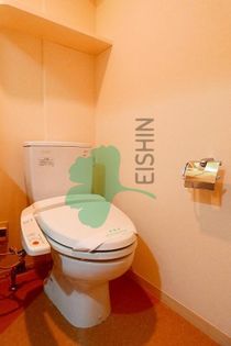 No.70 HARBOR SOUTH TOWERの清潔感のあるトイレです。