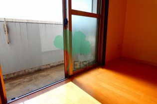 No.70 HARBOR SOUTH TOWERの奥行きのあるバルコニーです