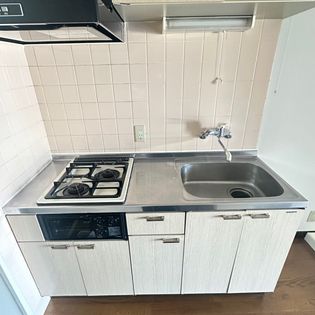 GB奥田のシステムキッチン(ガス2口コンロ)