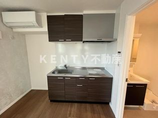 カレントカジマヤのコンパクトなキッチンで掃除もラクラク