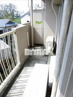 ソレイユオブサの南向きのベランダ