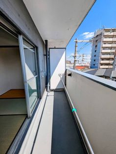 平野ハイツの東向き
