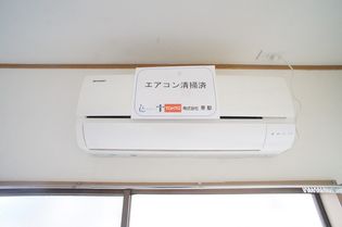 エアコン設置済☆オールシーズン快適で面倒な取付作業なし♪