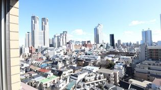 パレステュディオ新宿パークサイドの☆最上階ならではの開放感のある眺望