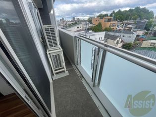 マルドミ向山のバルコニーです。結構広く感じました。