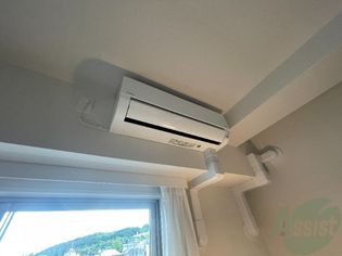 マルドミ向山の立派なエアコンが付いているので、毎日快適に過ごせますね。