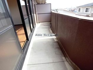 Broad Riffleのベランダ