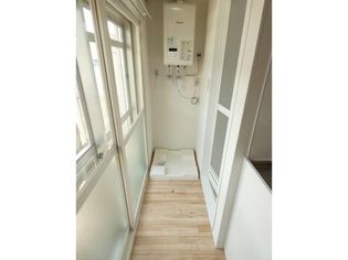 ビレッジハウス帯広2号棟の洗濯機置き場