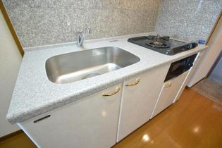 ウイング金屋町ステーションサイドのシステムキッチン