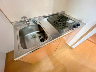 カンタービレの作業のしやすい広めのキッチンです。