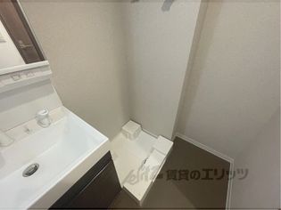 CRESTTAPP京都西京極DEXの洗濯機置場