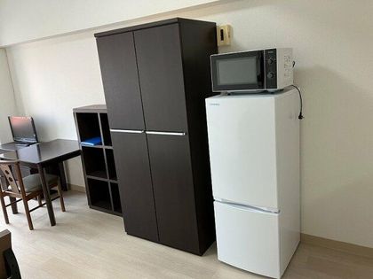 全国ビルニューオリンピアのワードローブ、冷蔵庫、電子レンジ 家具付き