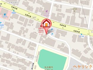 神丘町ハイツの地図