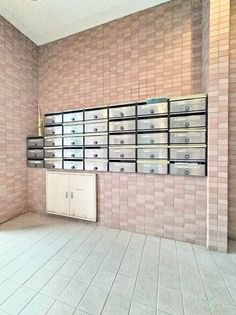 ダイヤル式の集合ポスト有★