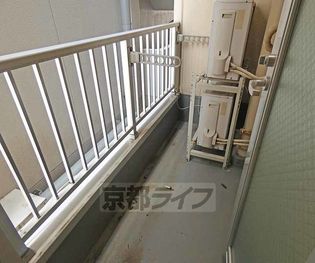 アルカス千本通のバルコニーです。