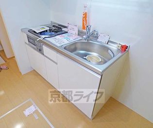 グランディール北栗栖B棟のキッチンです。