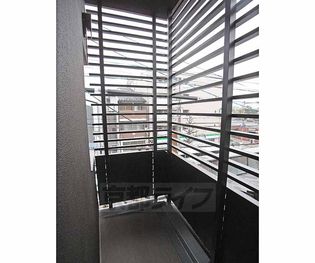 グランスイート鴨川のバルコニーです