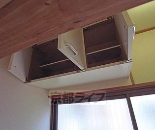 岡崎神宮荘の便利なキッチン収納です。