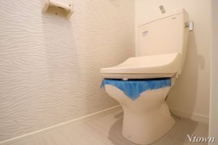 ゆったりとした空間のトイレです