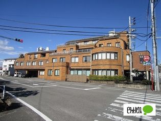 病院「中瀬病院まで251m」中瀬病院