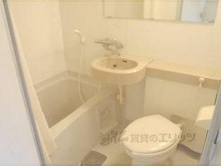 おおきに百万遍サニーアパートメントのユニットバス