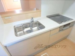 シャーメゾン嵯峨広沢のキッチン